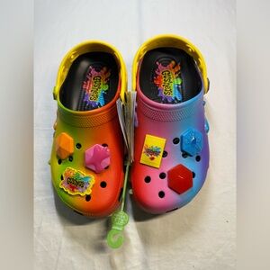 CROCS GUSHERS CANDY Multicolor with Fun Charms VARIOUS SIZES NEW WITH TAGS